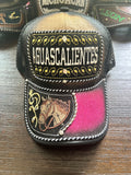 Aguascalientes Trucker Hat – Western Horse Patch Mesh Cap, Mexican Charro Style Snapback