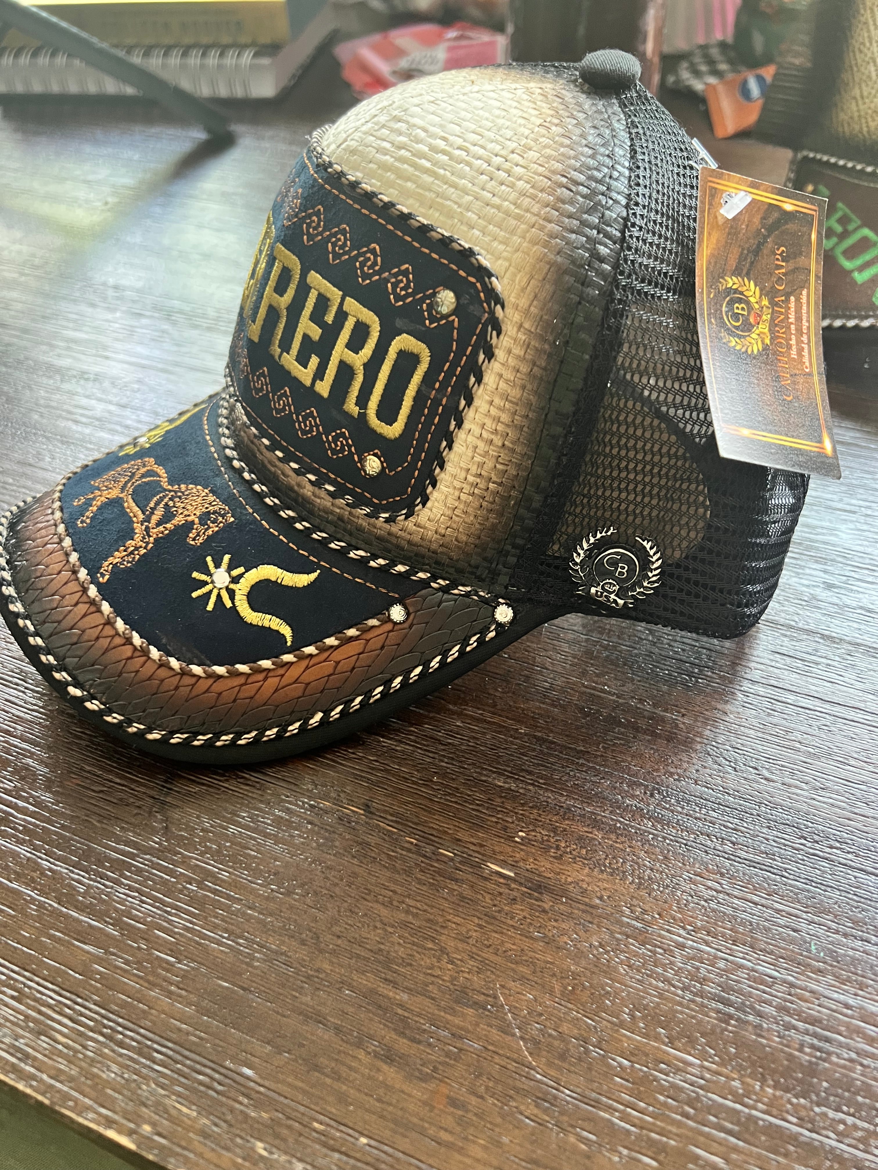 Guerrero Trucker Hat – Western Charro Style Mesh Snapback Cap