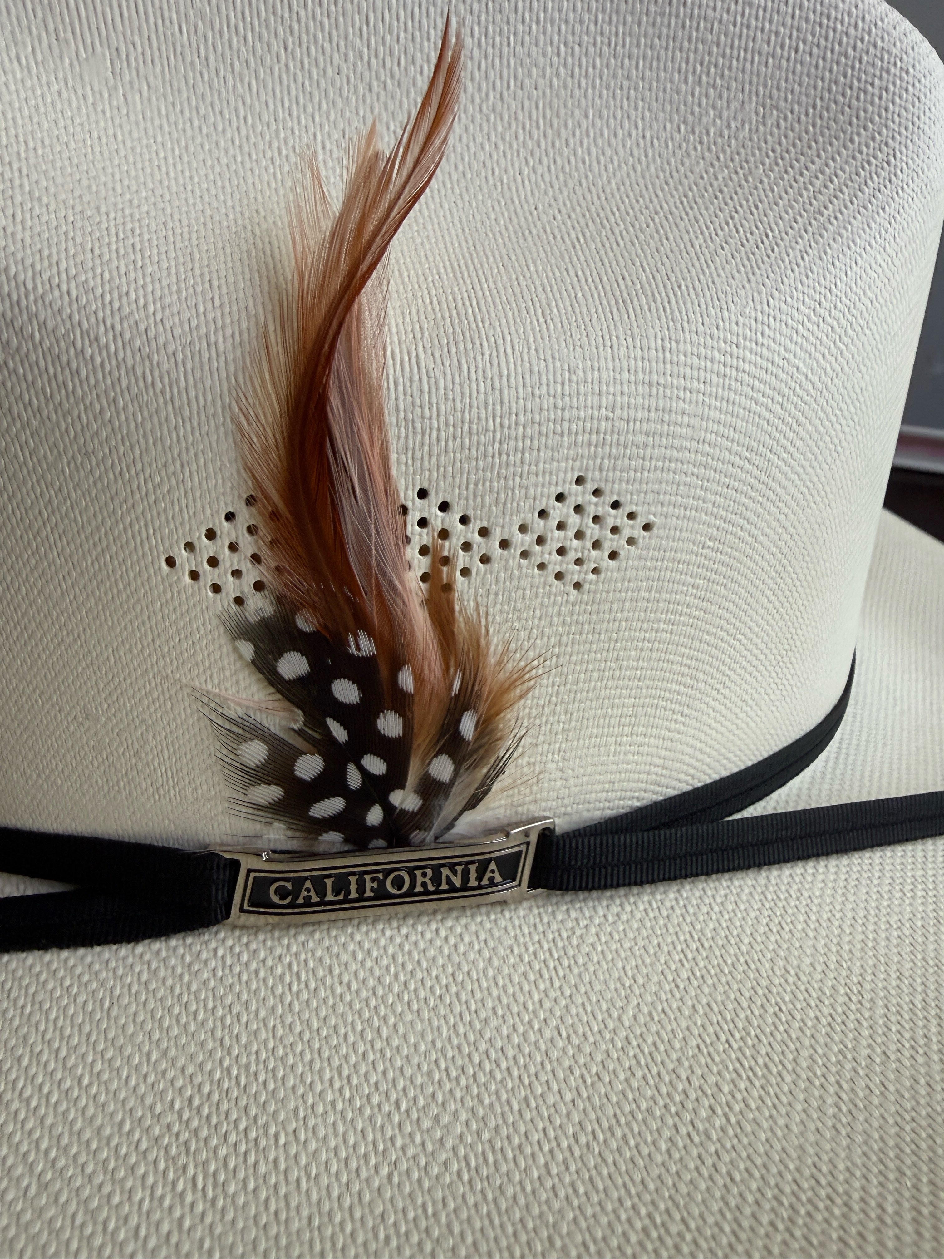 White Western Cowboy Hat – Classic Rodeo Style Hat with Feather Accent 7 | Sombrero Vaquero