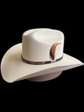 White Western Cowboy Hat – Classic Rodeo Style Hat with Feather Accent 7 | Charro & Vaquero Inspired
