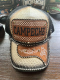 Campeche Trucker Hat – Western Charro Style Mesh Cap with Embroidered Patch