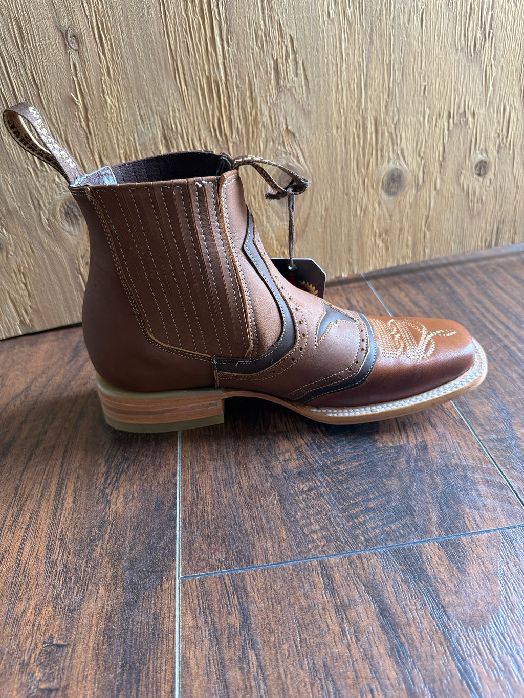 Men’s Torino Rodeo Ankle Boots – Honey Genuine Leather Western Boots | Rodeo Last | Made in Mexico