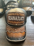 Guanajuato Leather Trucker Hat with Snap Back