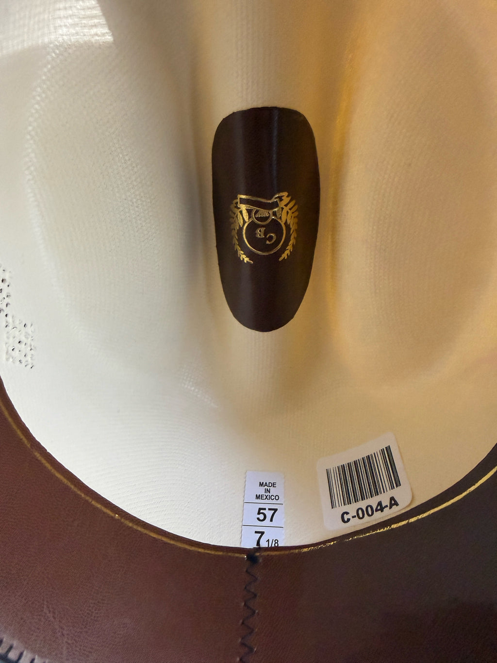 White Western Cowboy Hat – Classic Rodeo Style Hat with Feather Accent 7 1/8 | Charro & Vaquero Inspired