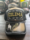 Colima Trucker Hat – Western Charro Style Mesh Cap with Embroidered Patch