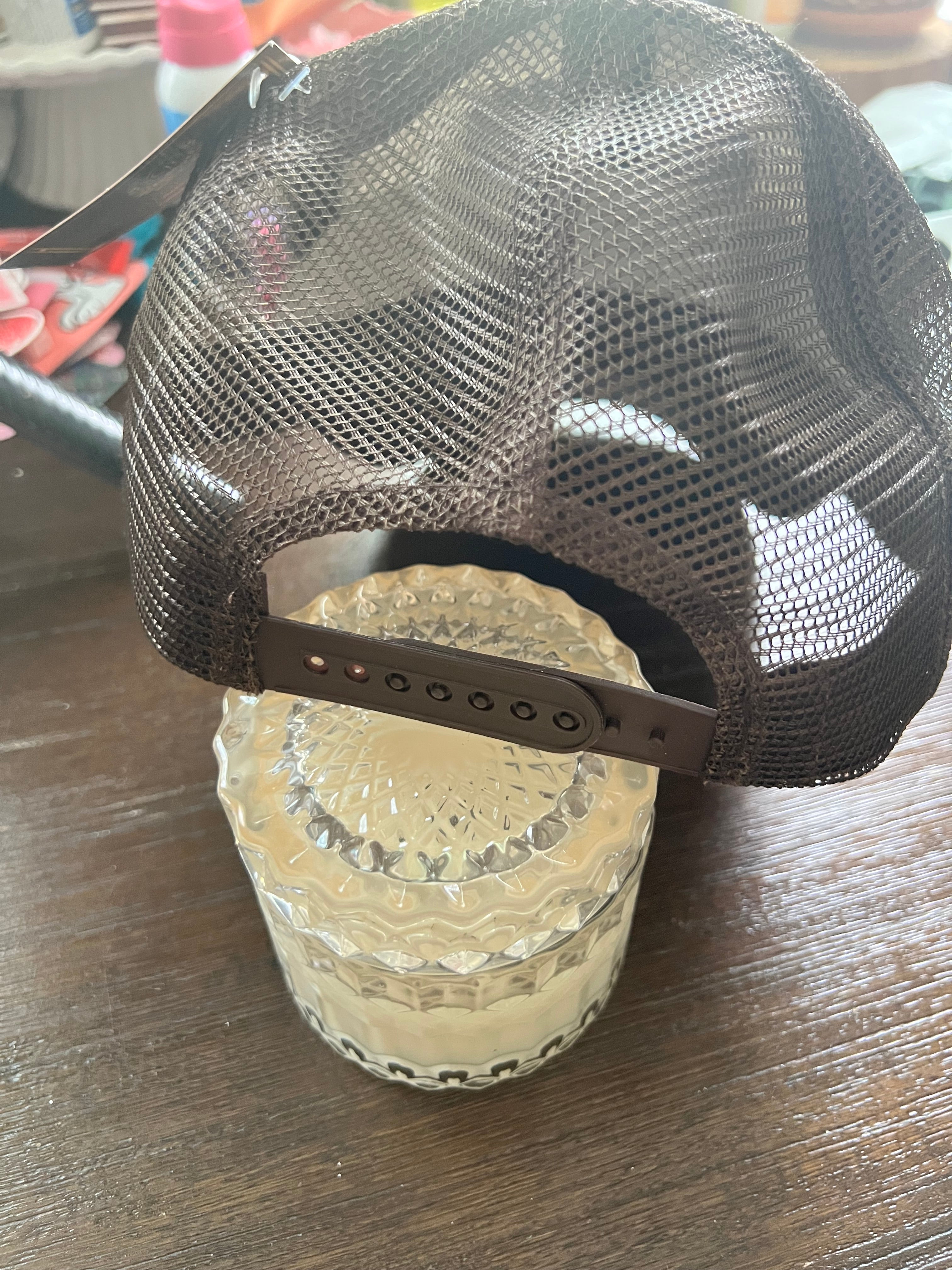 Guanajuato Leather Trucker Hat with Snap Back