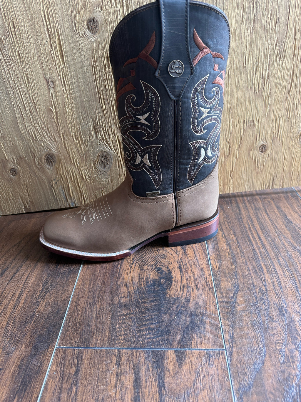 Men’s Ocher Cowboy Boots – Authentic Leather Western Boots Made in Mexico | Bulldog Last | Crazy Bovine Skin