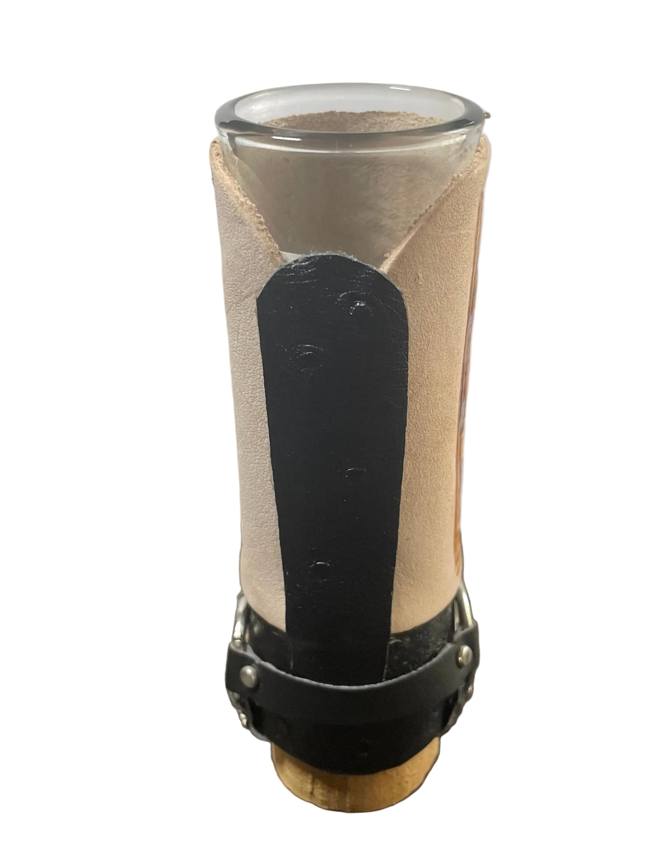 Leather Boot Shot Glass Western Collectible - Authentic Mexican Leather Boot Shot Glass
