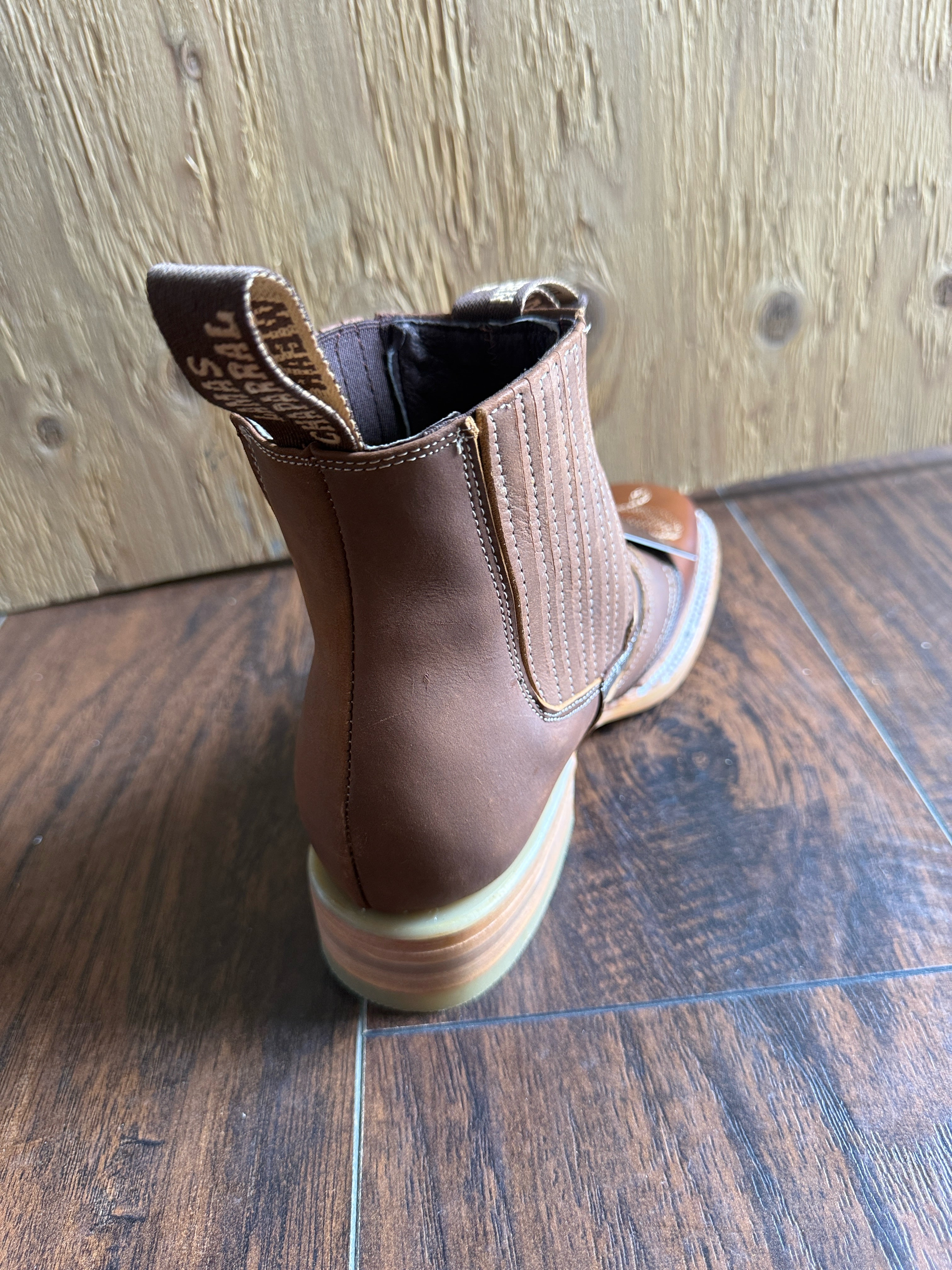 Men’s Torino Rodeo Ankle Boots – Honey Genuine Leather Western Boots | Rodeo Last | Made in Mexico