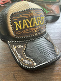 Nayarit Trucker Hat – Western Horse Patch Mesh Cap, Mexican Charro Style Snapback