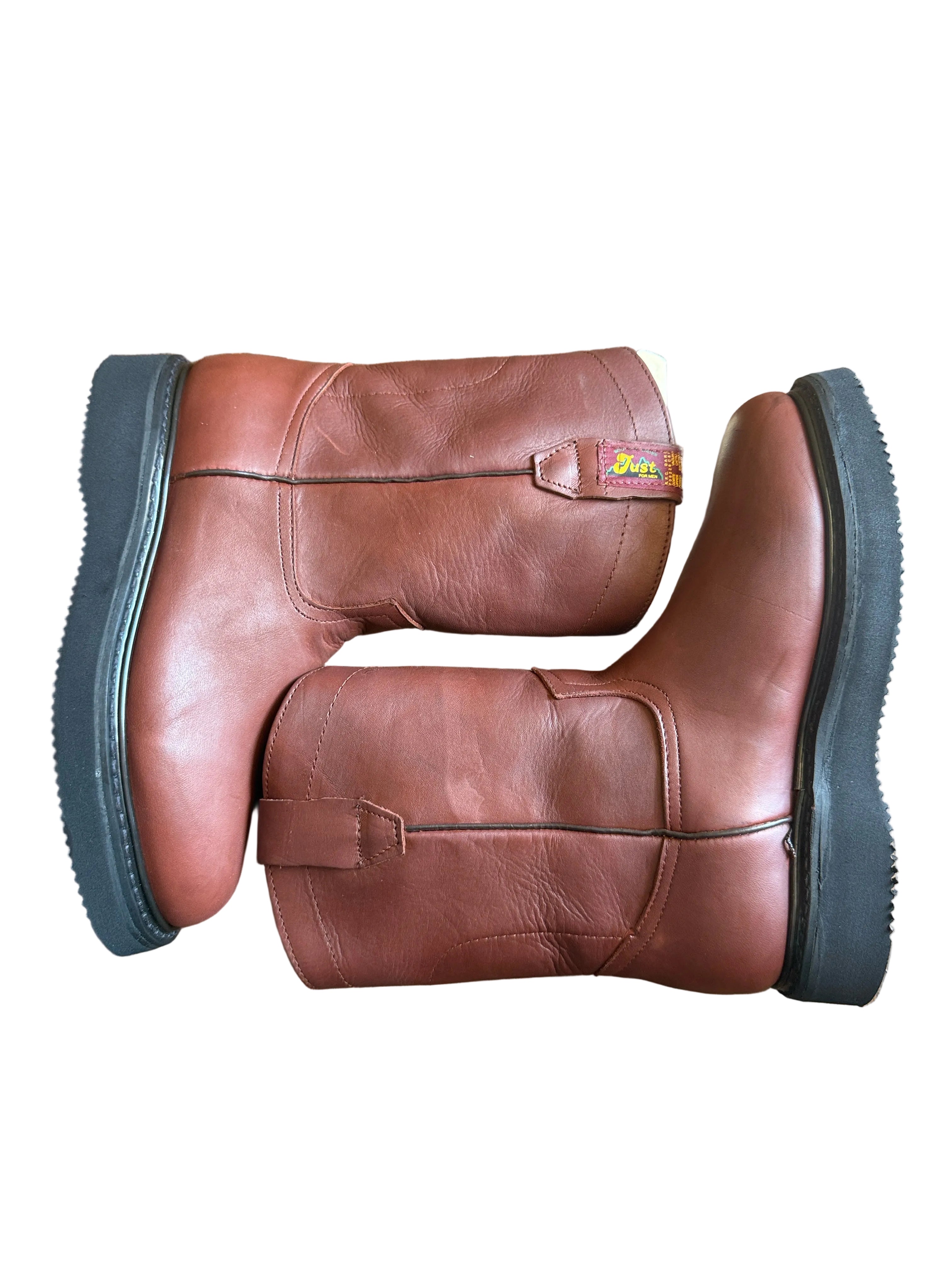 Men’s Leather Work Boots – Western Roper Style Work Boot | Corte Vacuno | Chedron