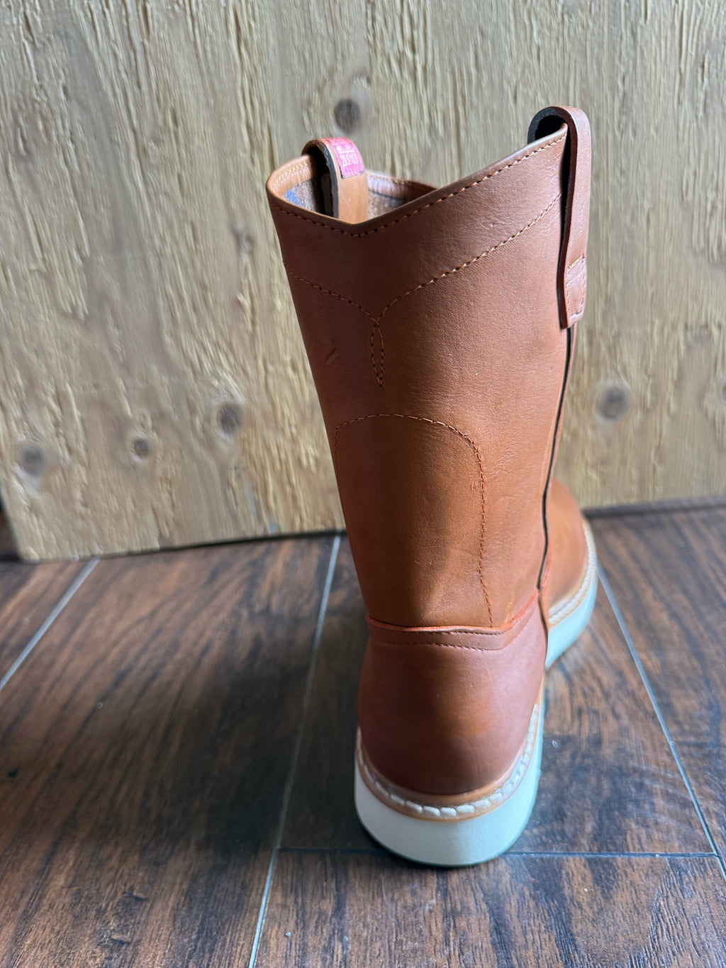 Men’s Leather Work Boots – Western Roper Style Work Boot | Corte Vacuno | Honey