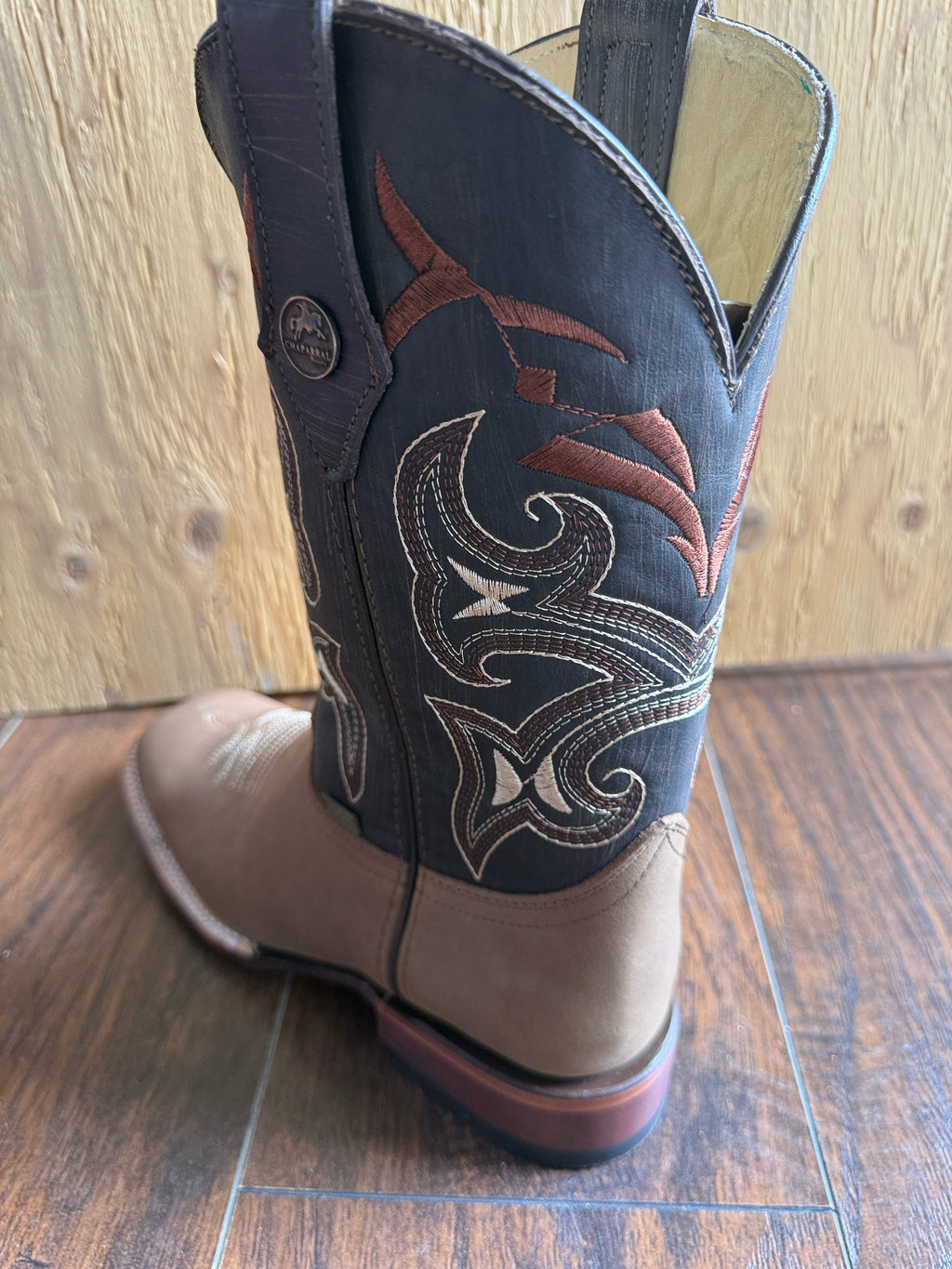 Men’s Ocher Cowboy Boots – Authentic Leather Western Boots Made in Mexico | Bulldog Last | Crazy Bovine Skin
