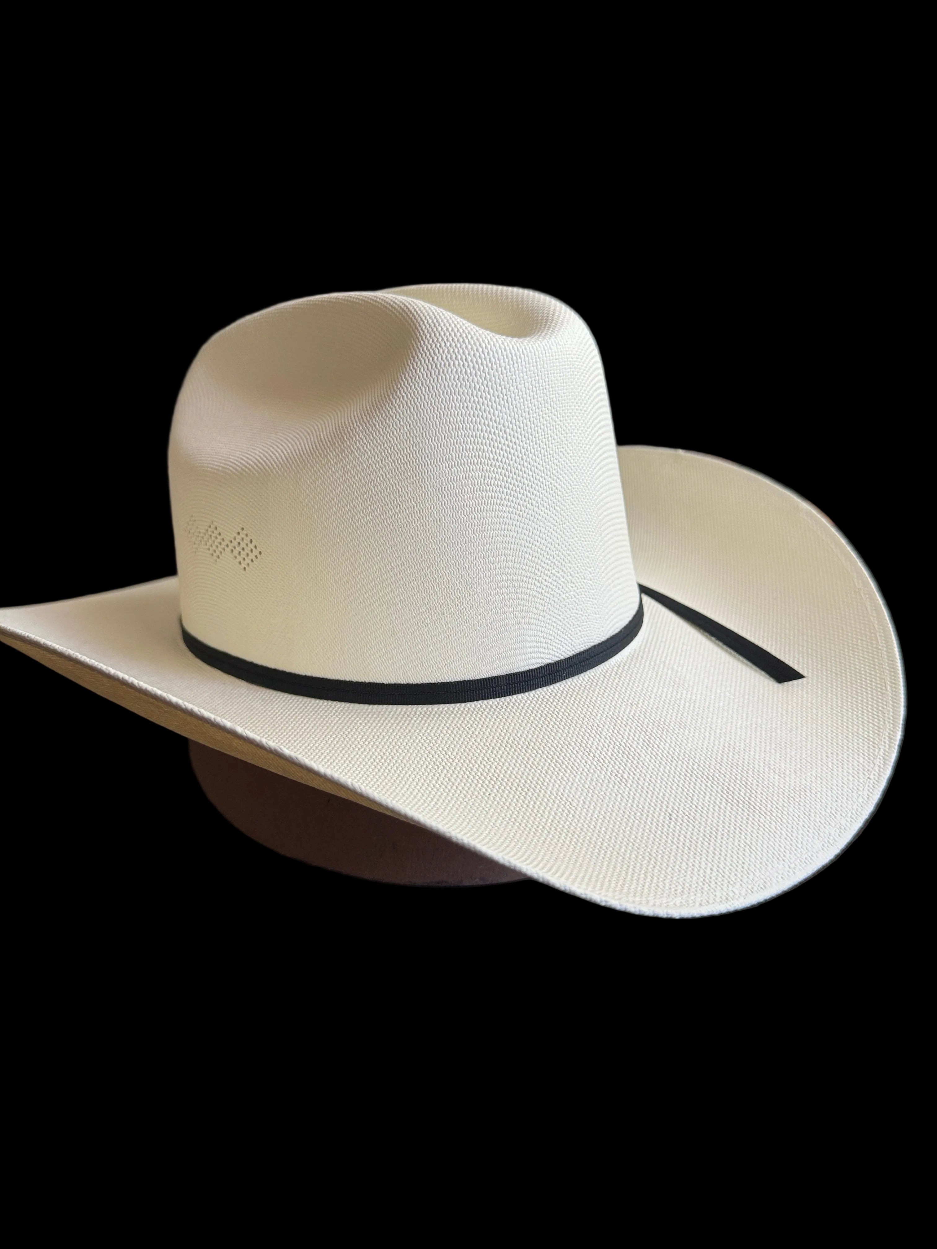 White Western Cowboy Hat – Classic Rodeo Style Hat with a Colorful Feather| Sombrero Vaquero