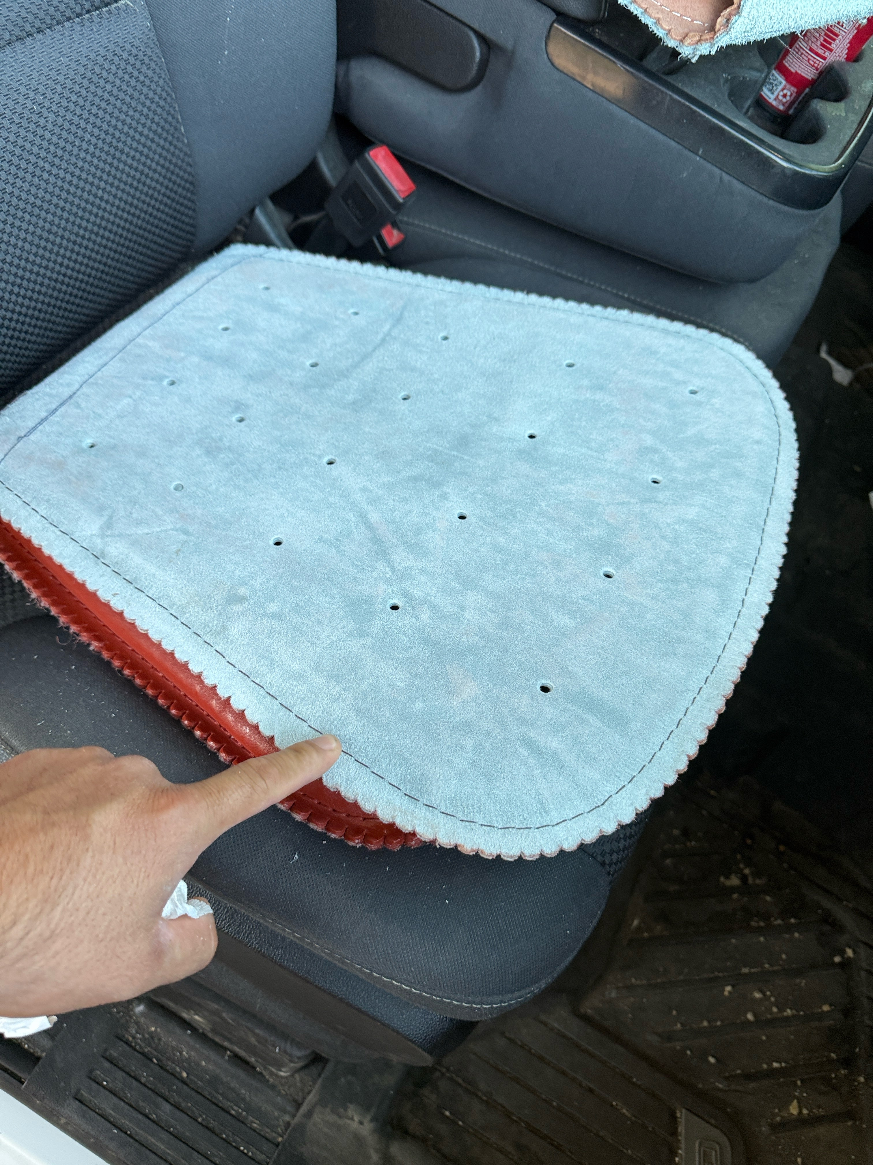 Car Seat Cover Genuine Leather– Handcrafted Horse Design Seat Protector for Cars, Trucks & SUVs