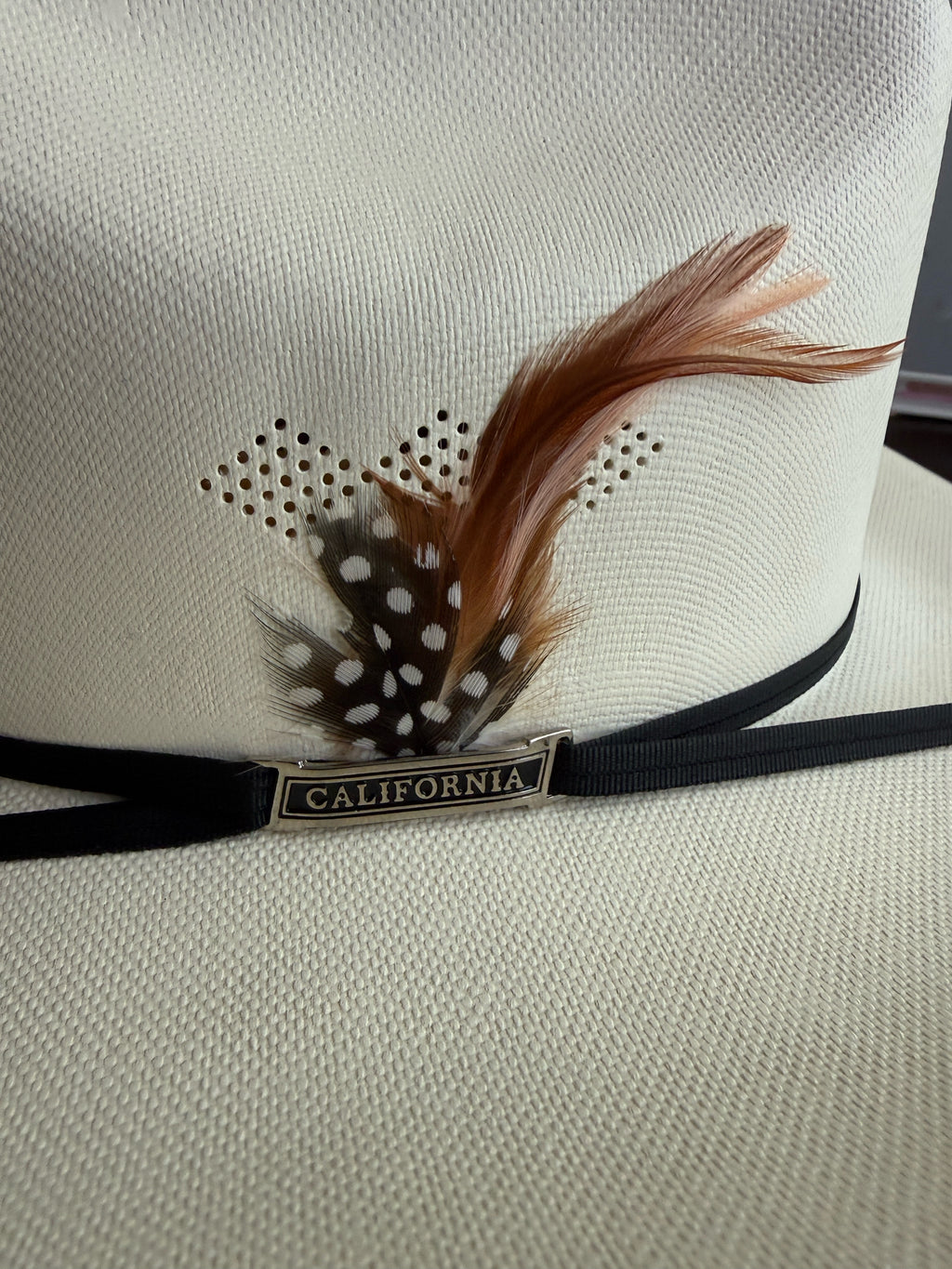 White Western Cowboy Hat – Classic Rodeo Style Hat with Feather Accent 7 | Sombrero Vaquero