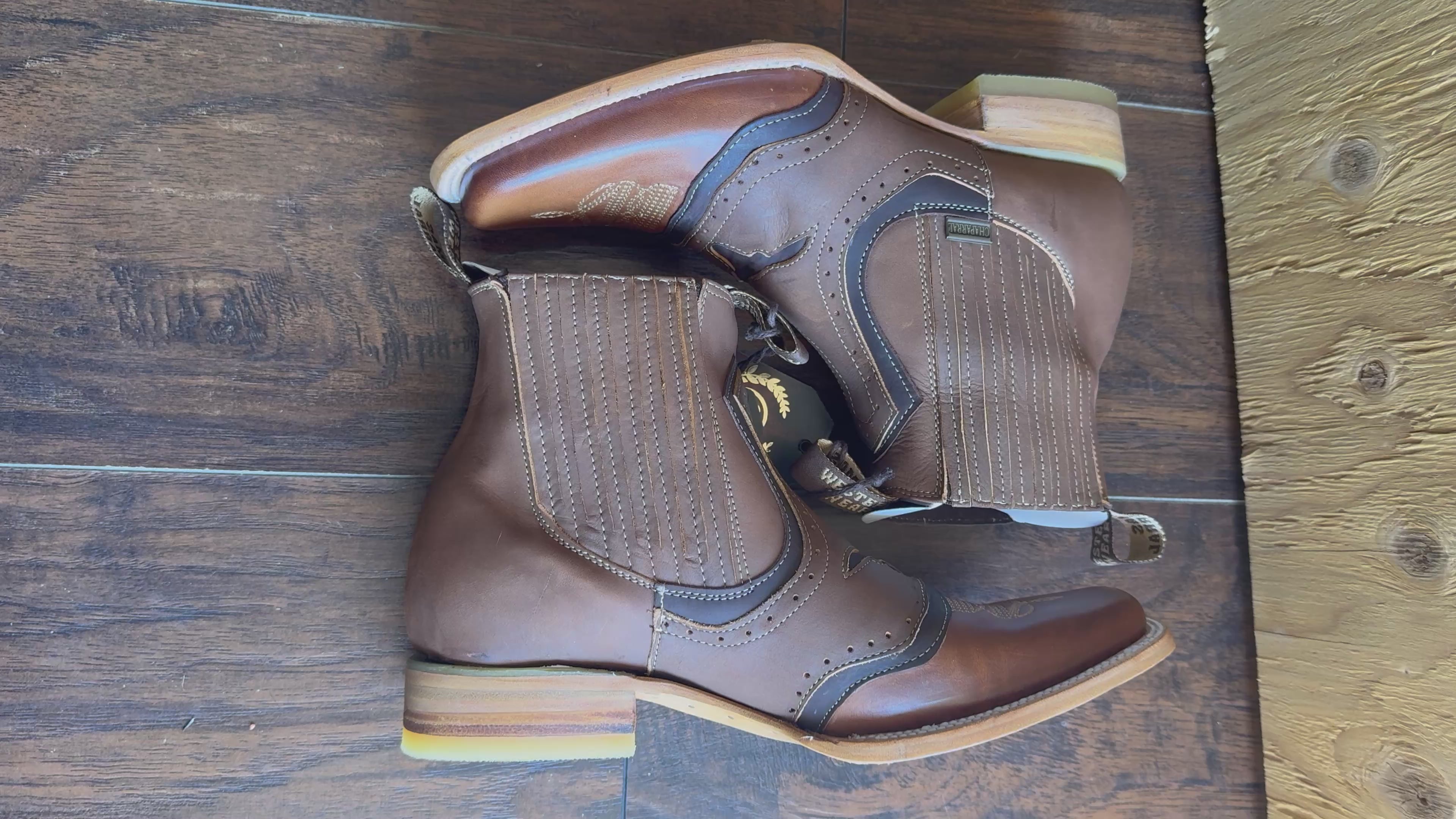 Men’s Torino Rodeo Ankle Boots – Honey Genuine Leather Western Boots | Rodeo Last | Made in Mexico